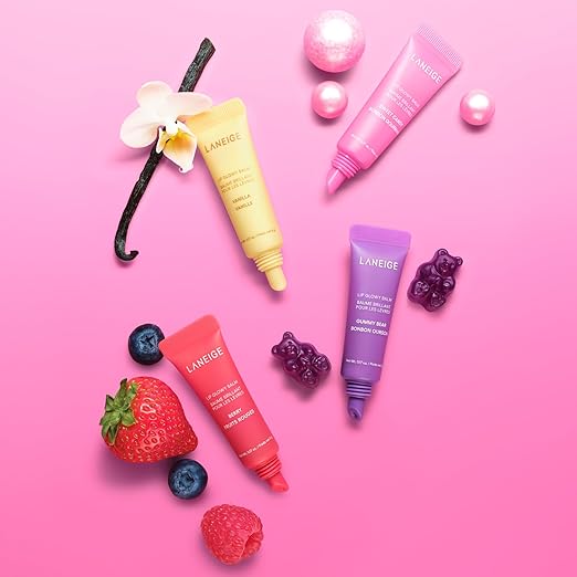 LANEIGE Lip Glowy Balm: Hydrate, Glossy, Lightweight, Moisturize & Tint with Shea Butter